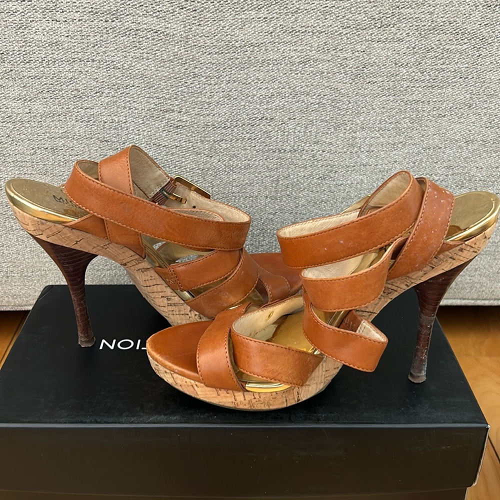 Michael Kors brown heels
